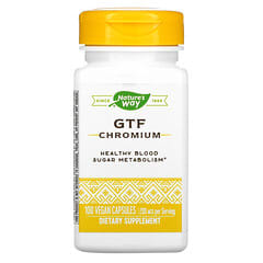 Nature's Way, GTF Chromium，100粒素食胶囊