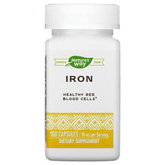 Nature's Way, Iron, 18 mg, 100 Capsules