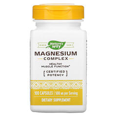 Nature's Way, Complejo de magnesio, 250 mg, 100 cápsulas