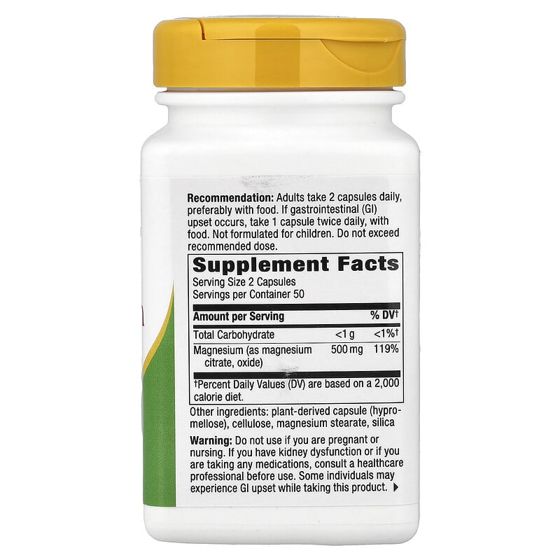 Купить Natures Way, комплекс магния, 250 мг, 100 капсул