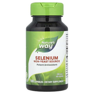 Nature's Way, Selenio, 200 mcg, 100 capsule