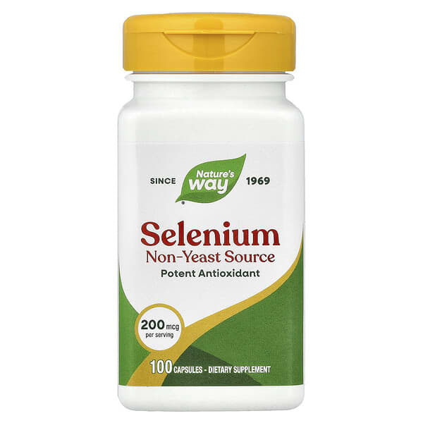 Selenium, 200 mcg, 100 Capsules