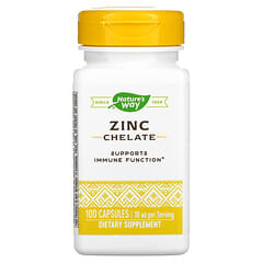Nature's Way, Quelato de zinc, 30 mg, 100 cápsulas