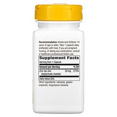 Nature's Way, Bisglicinato de Zinco, 30 mg, 100 Cápsulas