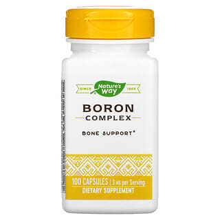 Nature's Way, Boron Complex, 3 mg, 100 cápsulas