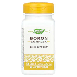 Nature's Way, Boron Complex, 3 mg, 100 Capsules