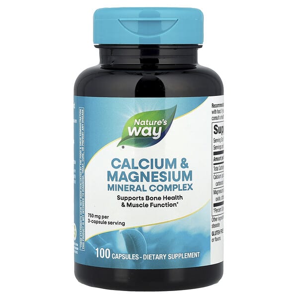 Calcium & Magnesium Mineral Complex, 100 Capsules