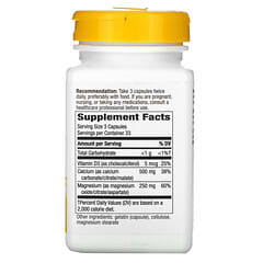 Nature's Way, Calcium Mag & D Complex, 100 Capsules