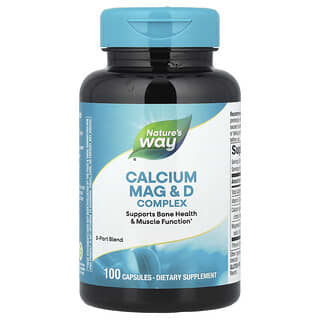 Nature's Way, Calcium Mag & D Complex, 100 Capsules