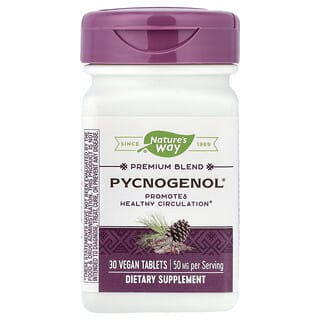 Nature's Way, Pycnogenol®, 50 mg, 30 compresse vegane