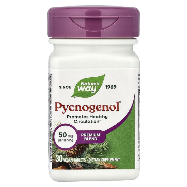 Nature's Way Pycnogenol®, 30 Vegan Tablets