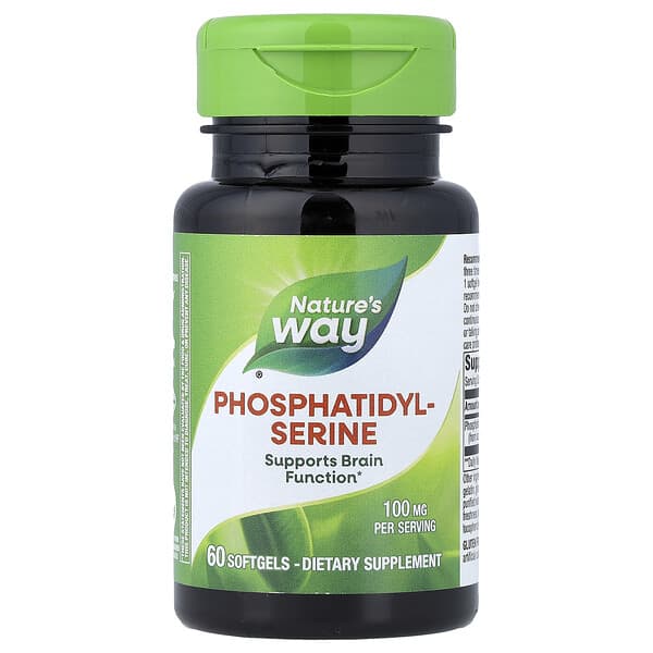 Nature's Way Phosphatidylserine, 100 mg, 60 Softgels