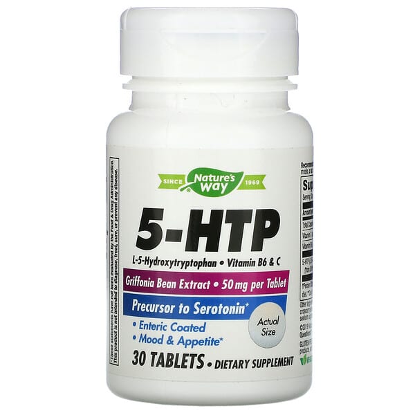 Nature's Way, 5-HTP、タブレット30粒