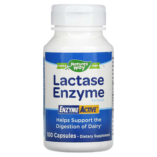 Nature's Way, Formule enzymatique à la lactase, 100 capsules