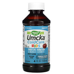 Nature's Way, Umcka, ColdCare, Kids, For Ages 6 & Up, Cherry , 4 fl oz (120 ml)