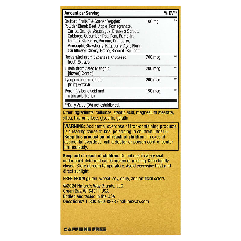 Купить Natures Way, Alive! комплекс мультивитаминов и мультиминералов для ежедневного пополнения запаса энергии, 60 таблеток