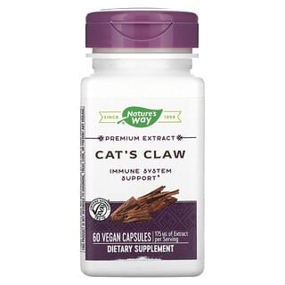 Nature's Way, Premium Extract, Cat's Claw, 175 mg, 60 Vegan Capsules