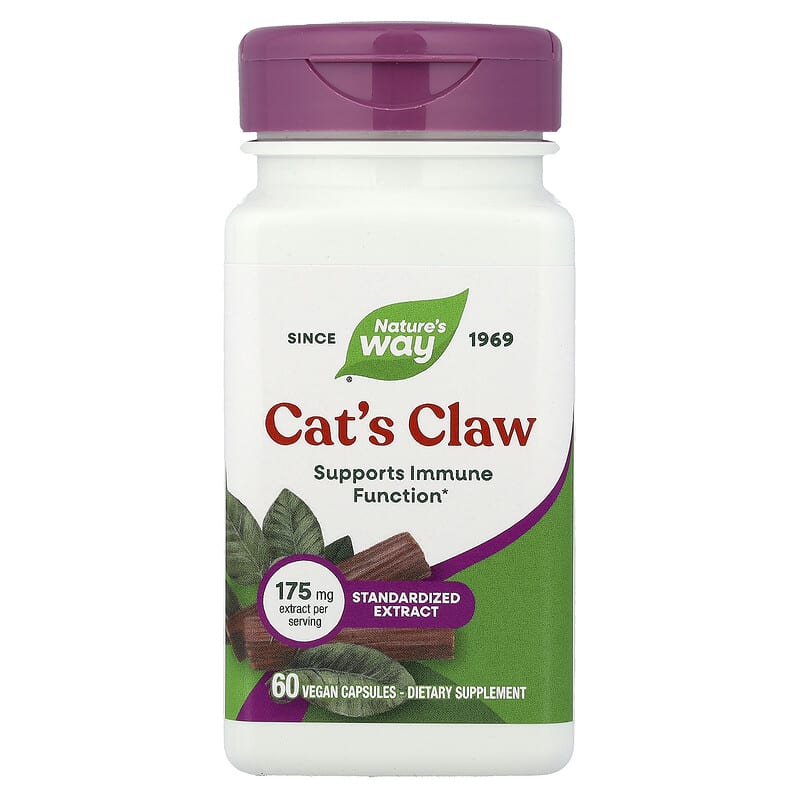 キャッツクロー、175mg、ヴィーガンカプセル60粒