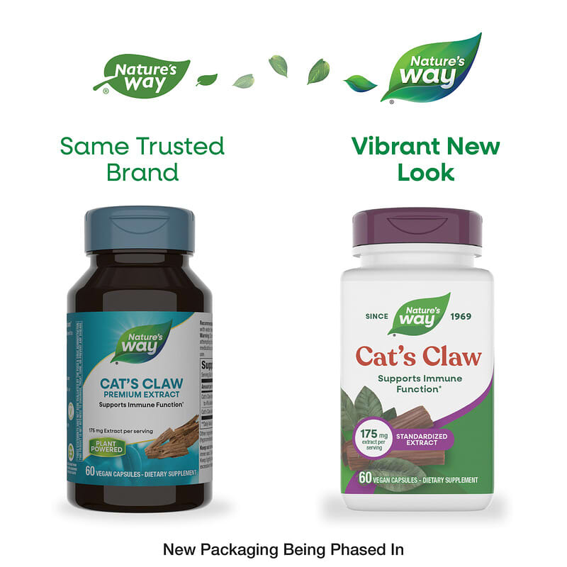 キャッツクロー、175mg、ヴィーガンカプセル60粒
