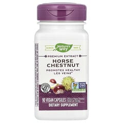 Nature's Way, Horse Chestnut, 250 mg, 90 Vegan Capsules