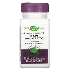 Nature's Way, Saw Palmetto, Sägepalmenbeere, 160 mg, 60 Weichkapseln