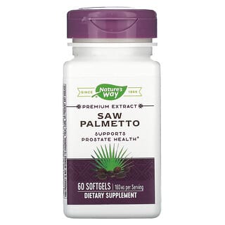Nature's Way, Saw Palmetto, 160 mg, 60 Softgels