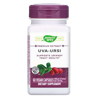 Nature's Way, Uva-Ursi, 666 mg, 60 Cápsulas Veganas