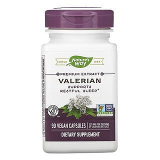 Nature's Way, Valériane, 110 mg, 90 capsules vegan