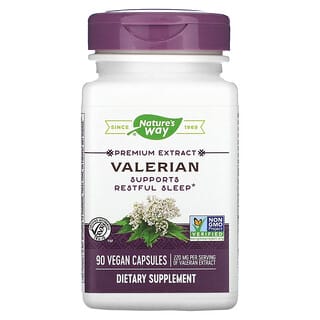 Nature's Way, Valeriana, 110 mg, 90 cápsulas veganas