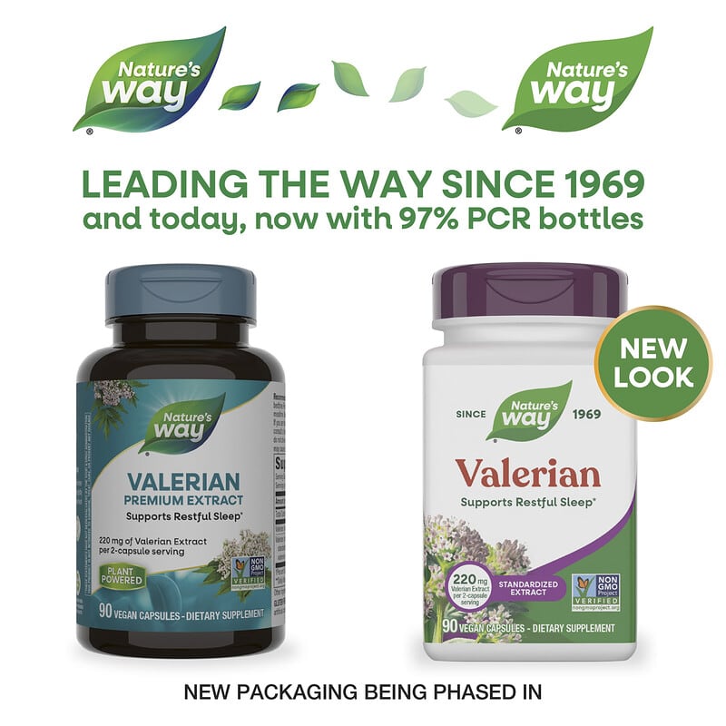 Valeriană, 90 capsule vegane