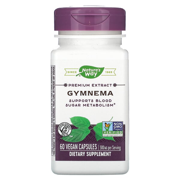 Nature's Way, Gymnema, 500 mg, 60 vegane Kapseln
