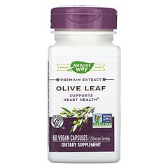 Nature's Way, Premium-Extrakt, Olivenblatt, 250 mg, 60 vegane Kapseln