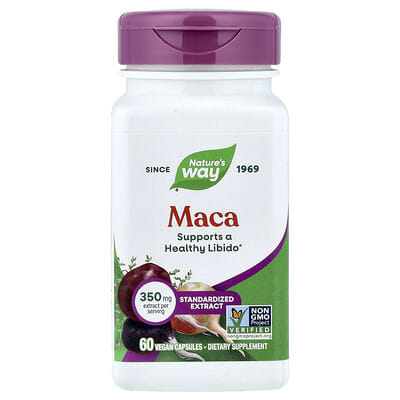 Nature's Way, Maca, 350 mg, 60 Vegan Capsules