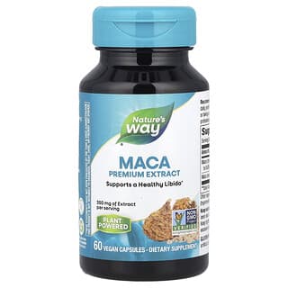 Nature's Way, Maca, Premium Extract, 350 mg, 60 Vegan Capsules