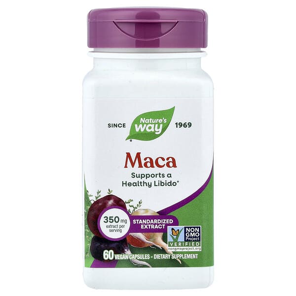 Maca, 350 mg, 60 Vegan Capsules