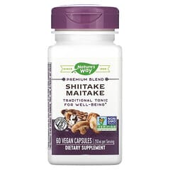 Nature's Way, Shiitake Maitake, 250 mg, 60 Vegan Capsules