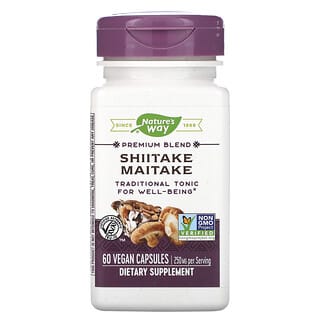 Nature's Way, Shiitake Maitake, 250 mg, 60 vegetarische Kapseln