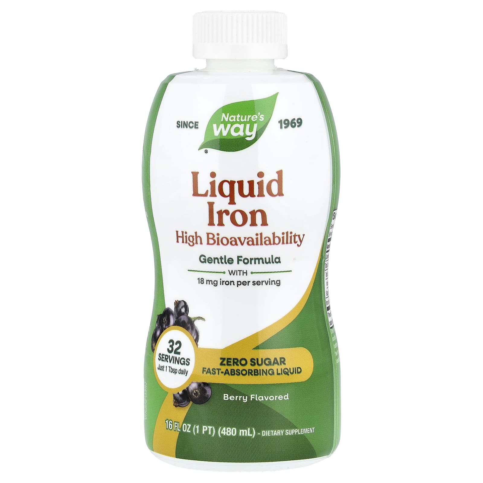 Nature's Way Liquid Iron – Berry – 480 ml de Nature's Way
