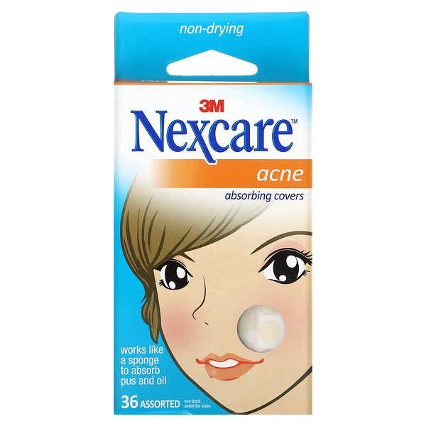 Nexcare, Akne absorbierende Bezüge, 36 verschiedene Bezüge