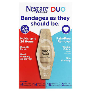 Nexcare, Duo Bandages, 40 Assorted Sizes