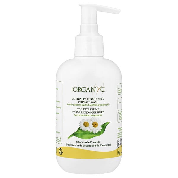 Organyc, Intimate Wash, 카모마일 포뮬라, 250ml(8.5fl oz)