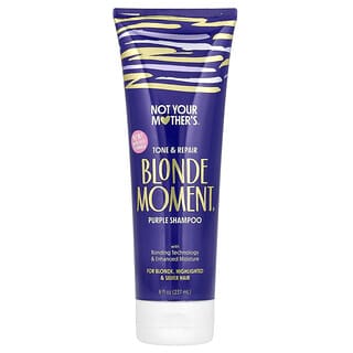 Not Your Mother's, Blonde Moment, Tone & Repair Purple Shampoo,  For Blonde, Highlighted & Silver Hair, 8 fl oz (237 ml)