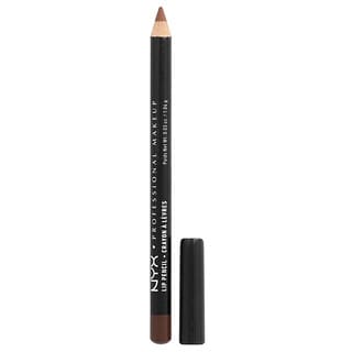NYX Professional Makeup, Slim Lip Pencil, 802 Brown, 0.03 oz (1.04 g)