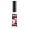 NYX Professional Makeup, The Brow Glue, 인스턴트 브로우 스타일러, 04 다크 브라운, 5g(0.17oz)