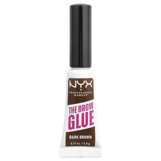 NYX Professional Makeup, The Brow Glue, Instant Brow Styler, 04 Dark Brown, 0.17 oz (5 g)