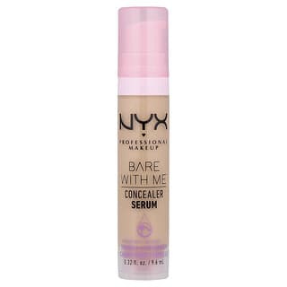 NYX Professional Makeup, Bare With Me, Sérum Corretivo, Baunilha Média 2,5 Média, 9,6 ml (0,32 fl oz)