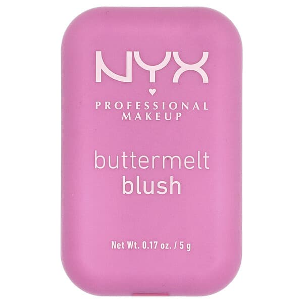 NYX Professional Makeup, Buttermelt Blush, 01 My Butta Half, 0.17 oz (5 g)