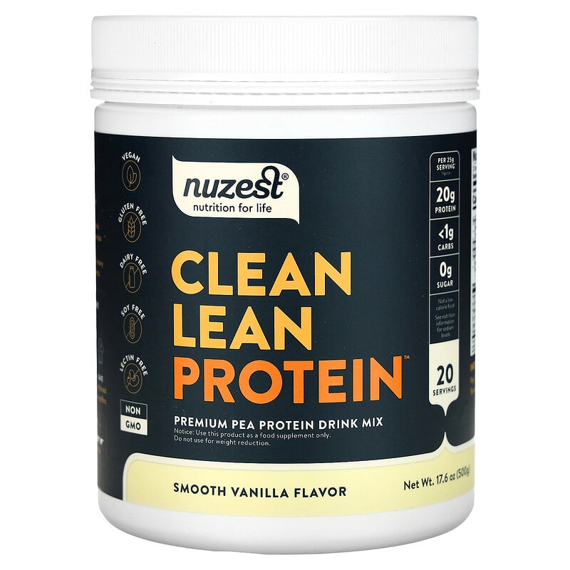 Clean Lean Protein、スムースバニラ、500g（17.6オンス）