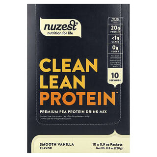 Nuzest, Protein Kurus Bersih, Vanila Halus, 10 Peket, 0.9 oz (25 g) Setiap satu