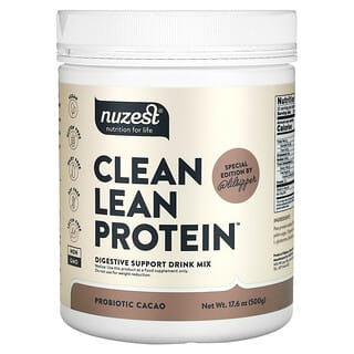 Nuzest, Clean Lean Protein, пробиотик и какао, 500 г (17,6 унции)